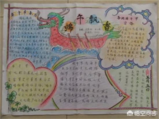 端午节手抄报内容文字简单_端午节手抄报文字简单又少