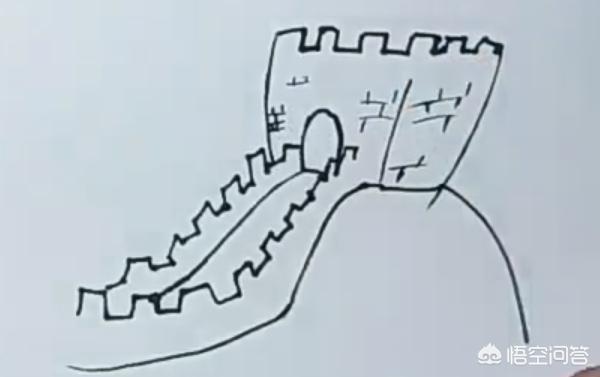 万里长城图片_万里长城图片国画