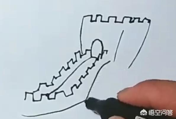 万里长城图片_万里长城图片国画